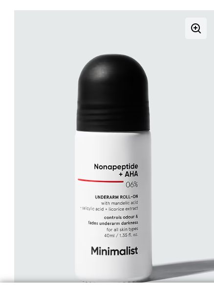 Minimalist Nonapeptide + AHA 06% Underarm Roll-On
