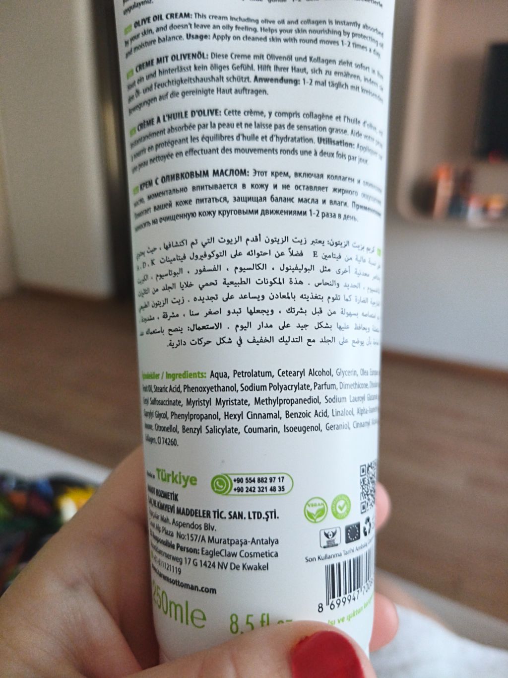 Harem Ottoman Olive Oil Cream