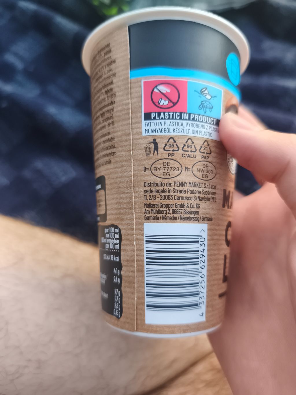 Unknown Dairy/Coffee Beverage (Penny Market)