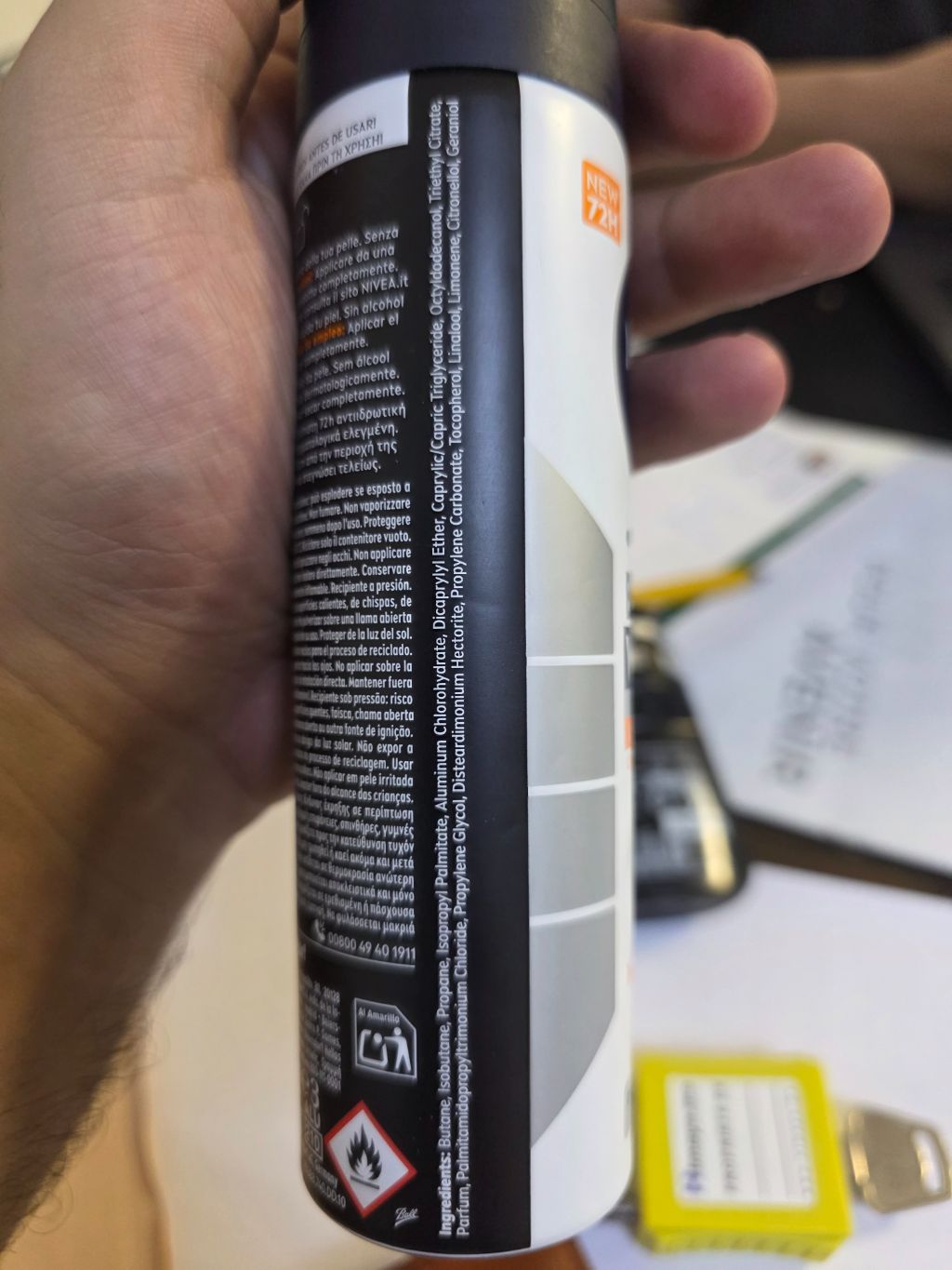Nivea Deodorant Aerosol