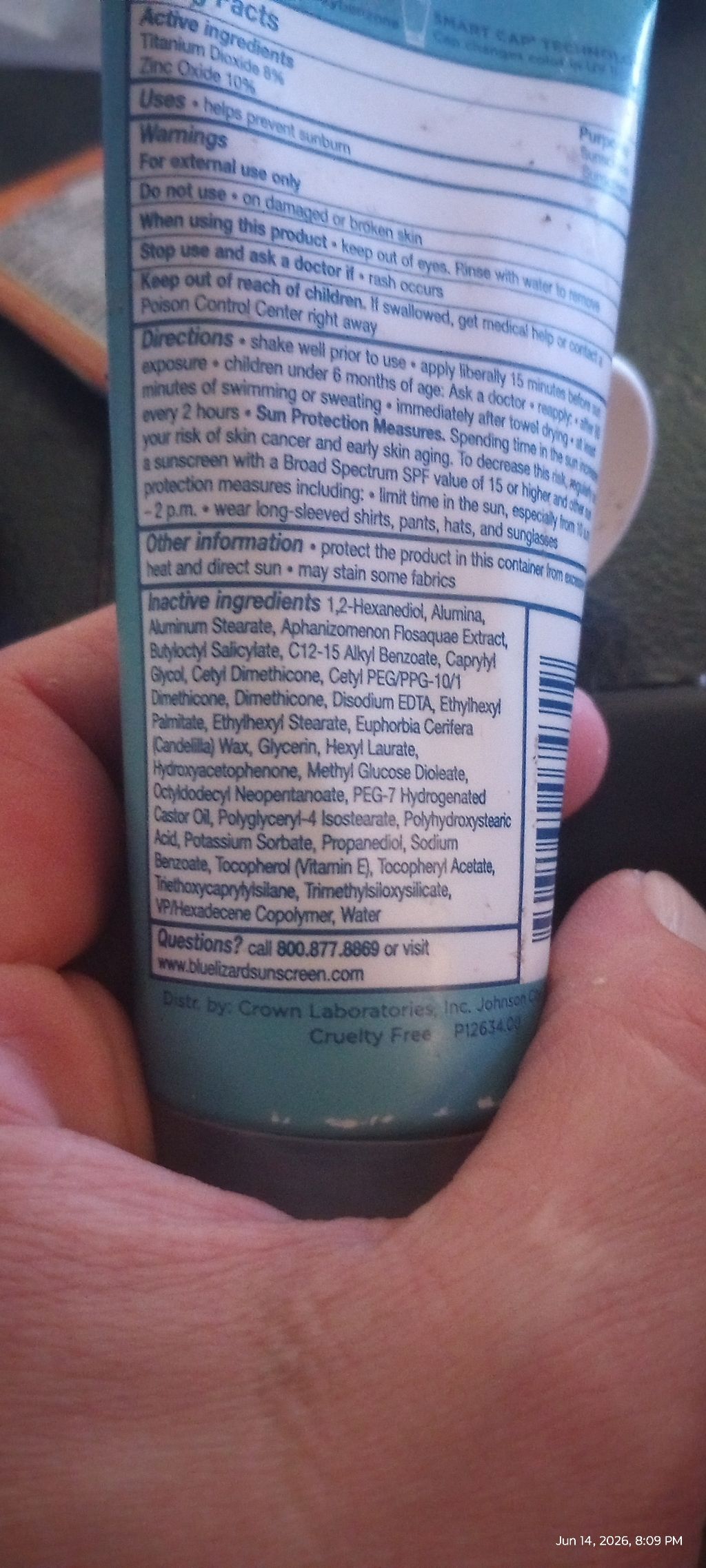 Blue Lizard Sunscreen