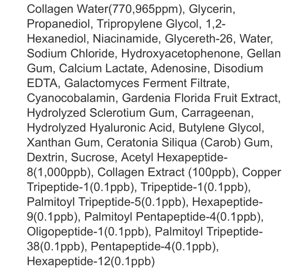 Unknown Collagen Peptide Serum