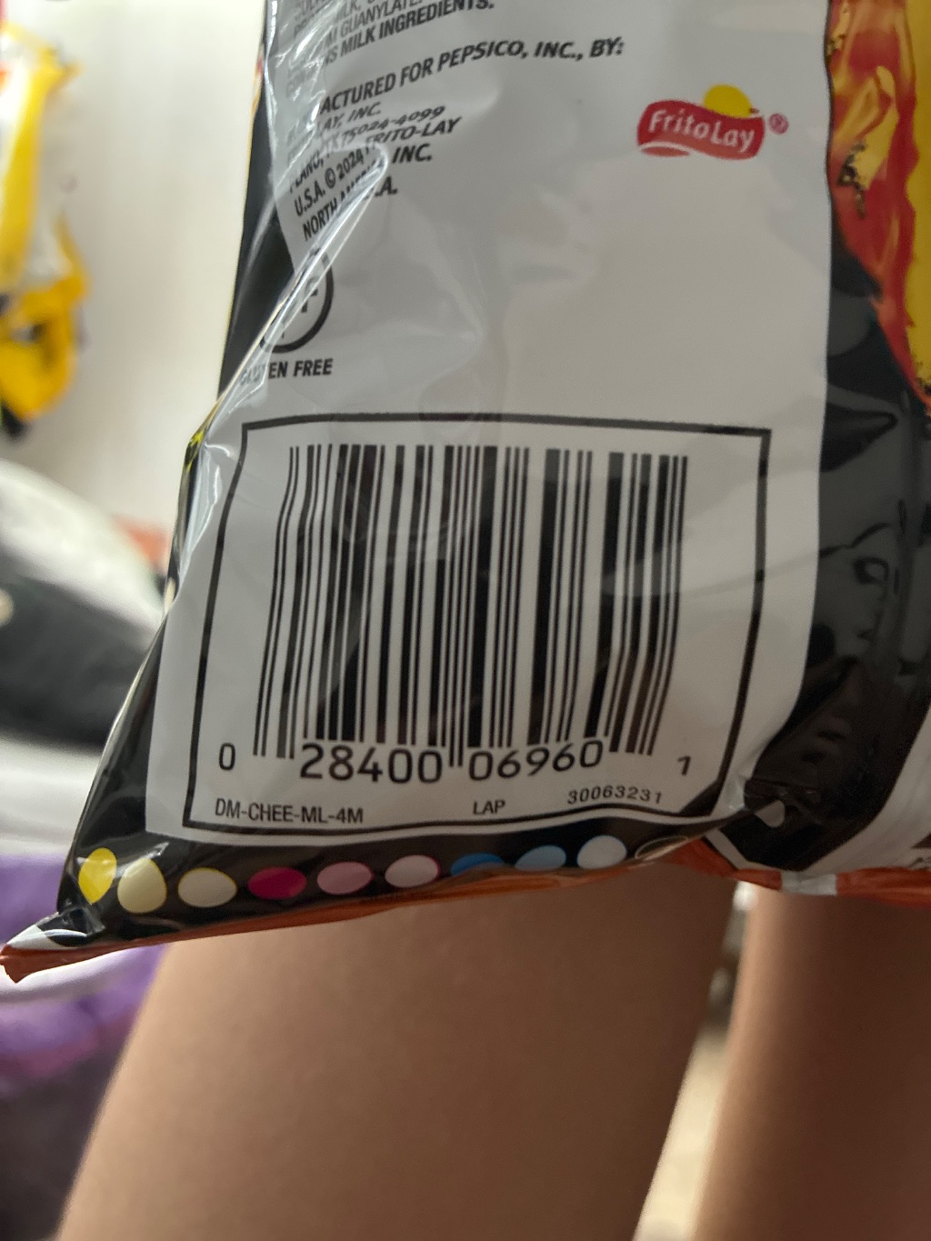 Frito-Lay Cheetos (Partial Label)