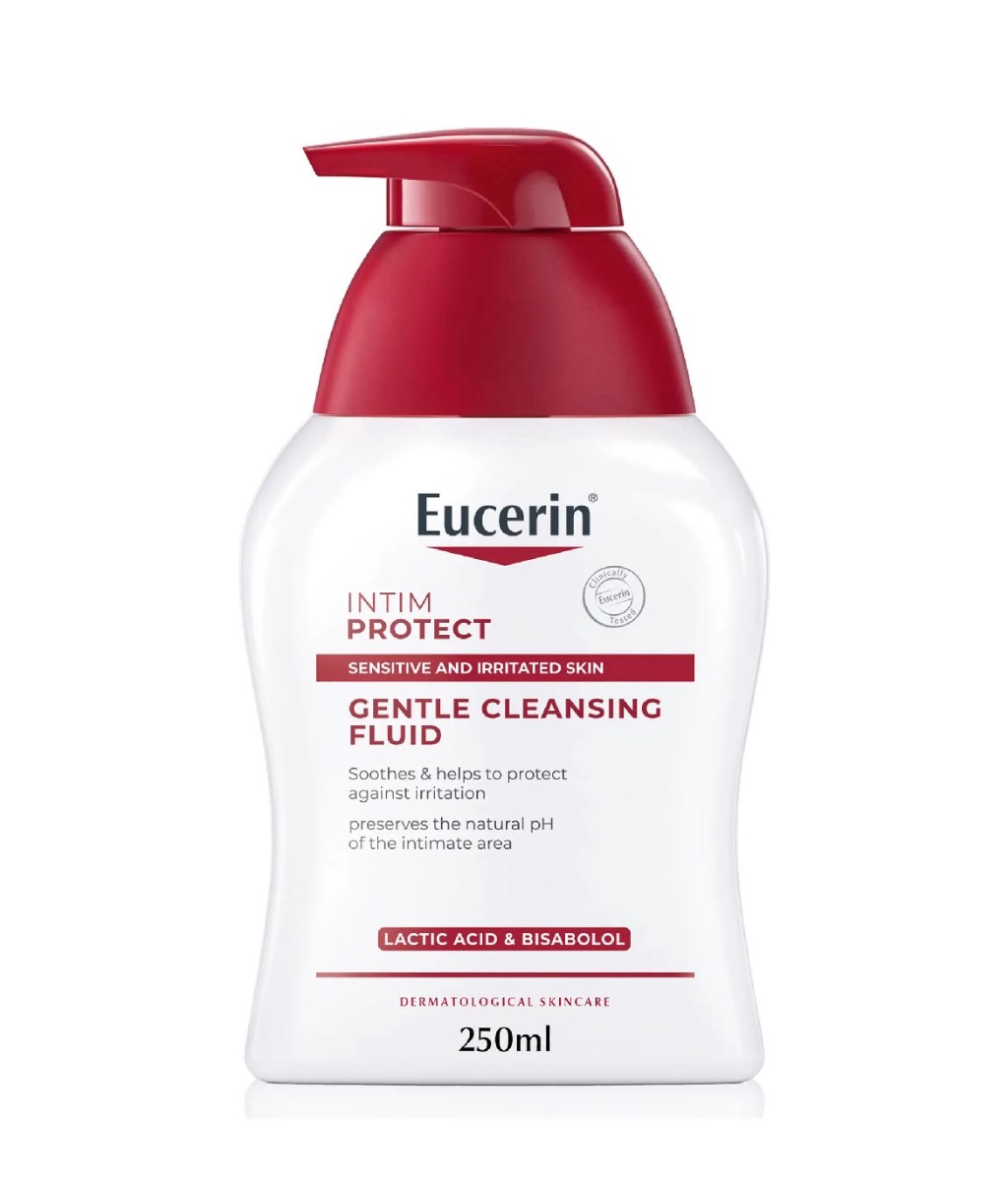 Eucerin Intim Protect Gentle Cleansing Fluid label