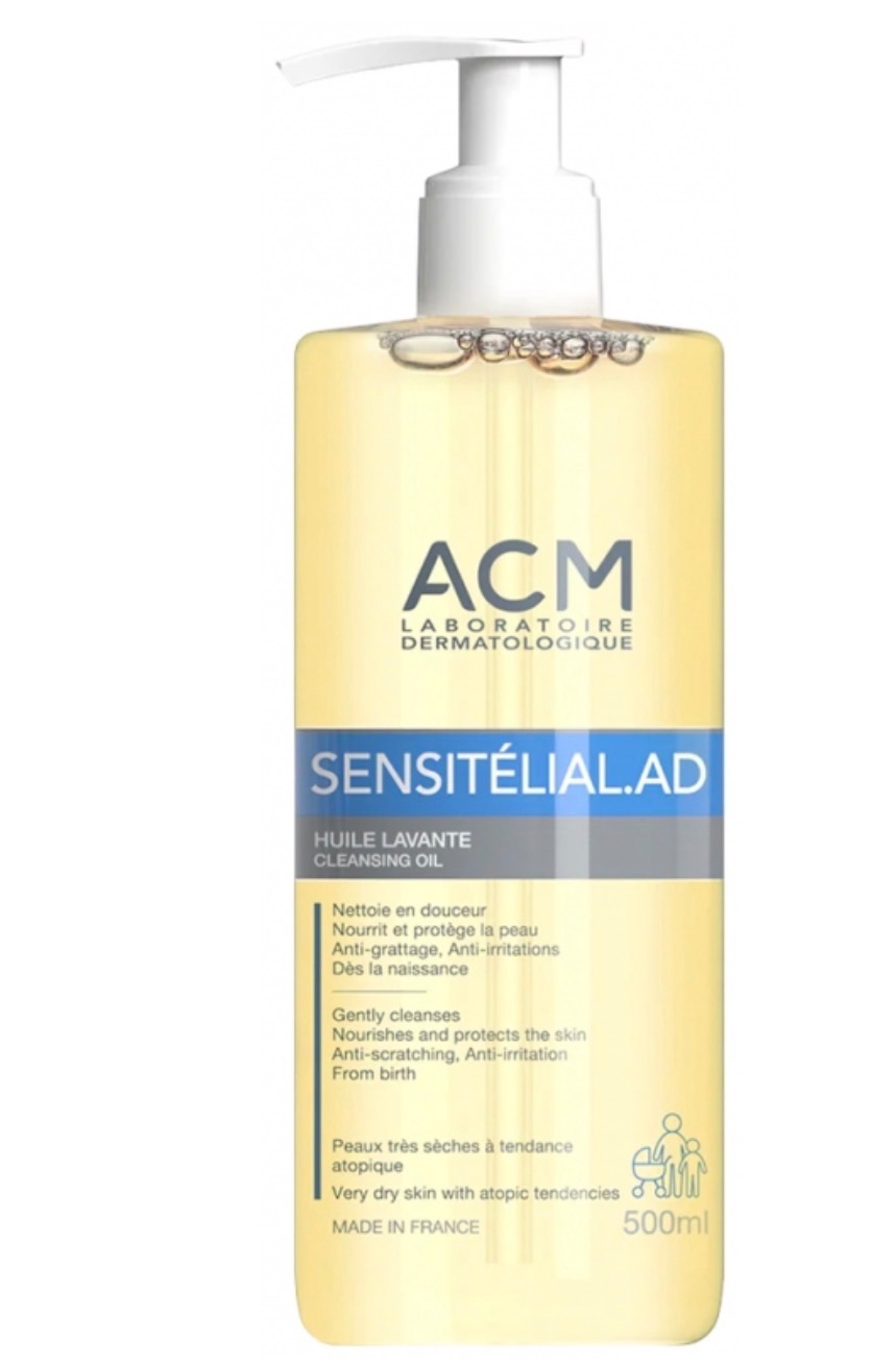 ACM Laboratoire Dermatologique Sensitélial.AD Huile Lavante