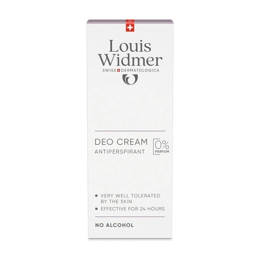 Louis Widmer Deo Cream Antiperspirant label