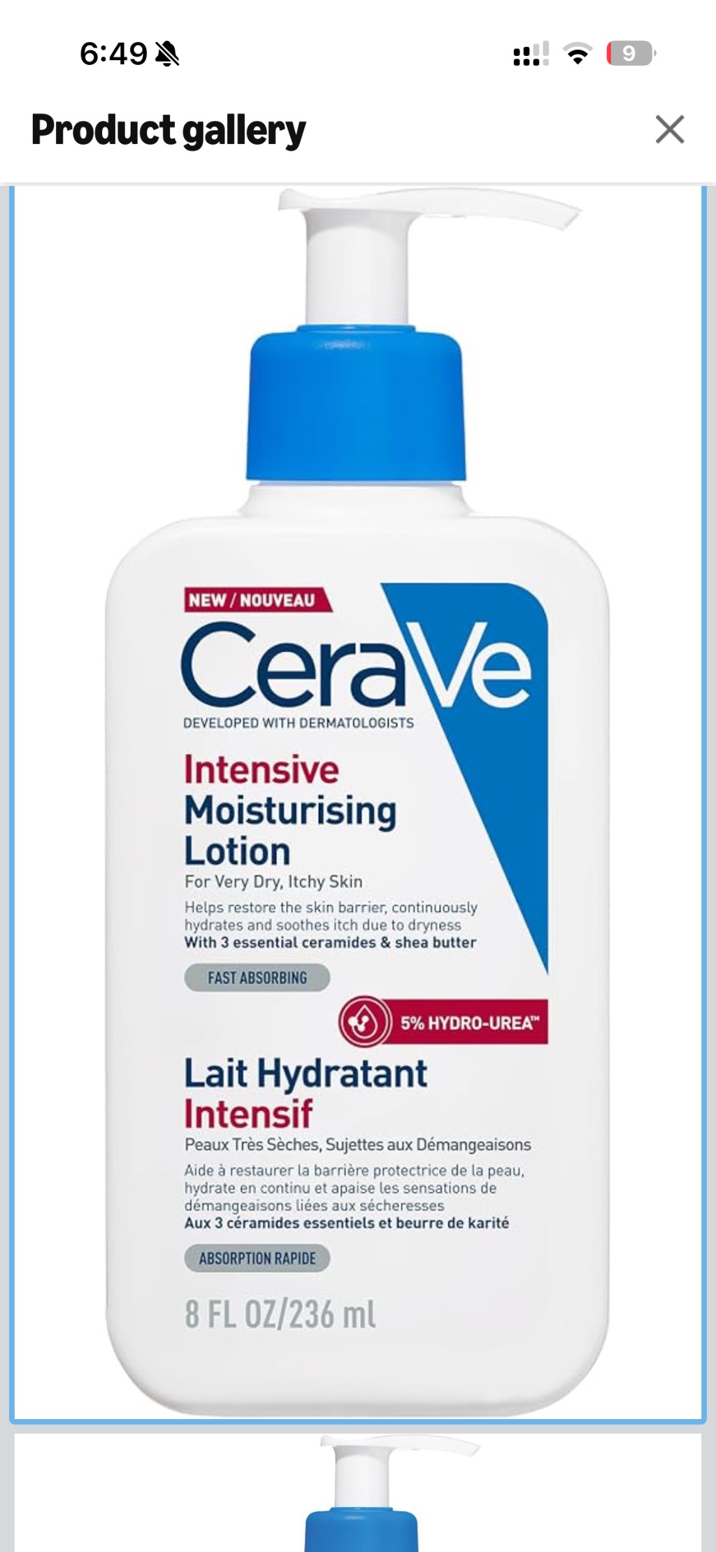 CeraVe Intensive Moisturising Lotion