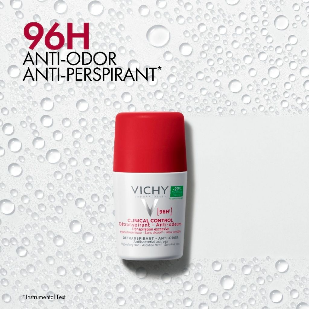 Vichy Clinical Control 96H Anti-Odor Anti-Perspirant label