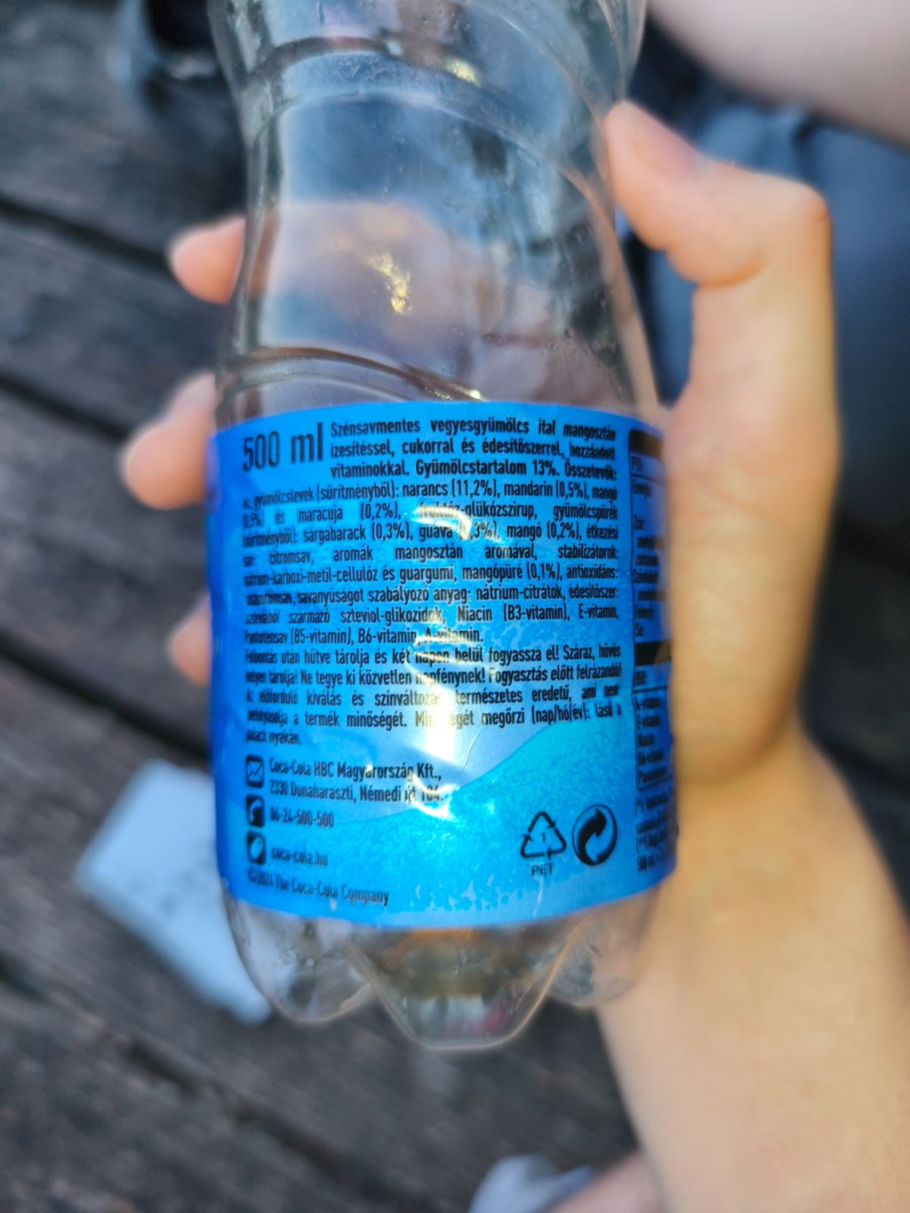 Unknown Brand Mangosteen Flavored Drink product label