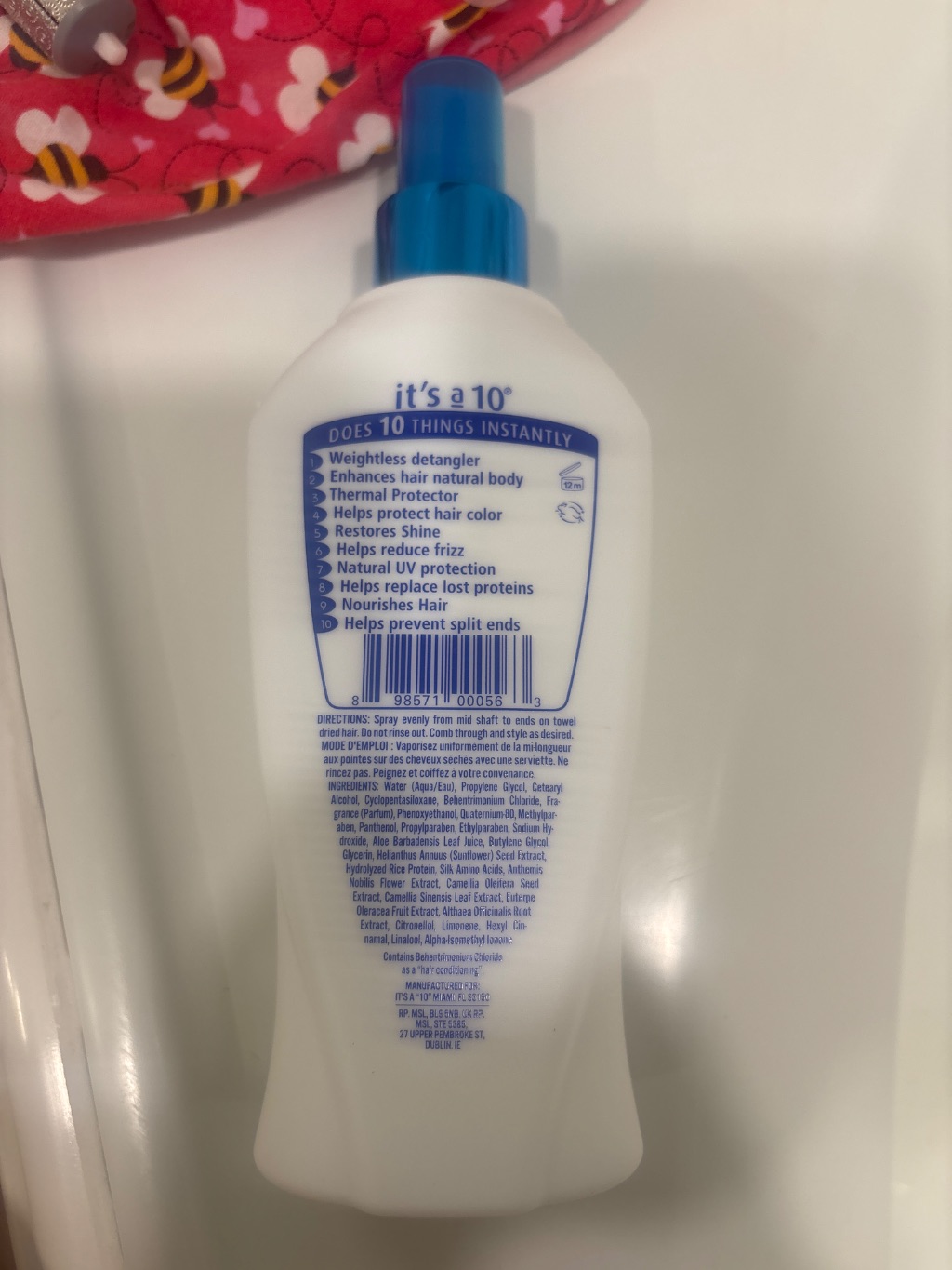 it's a 10 Miracle Leave-In Product