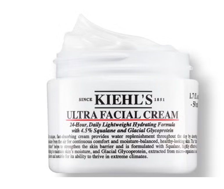 Kiehl's Ultra Facial Cream product label