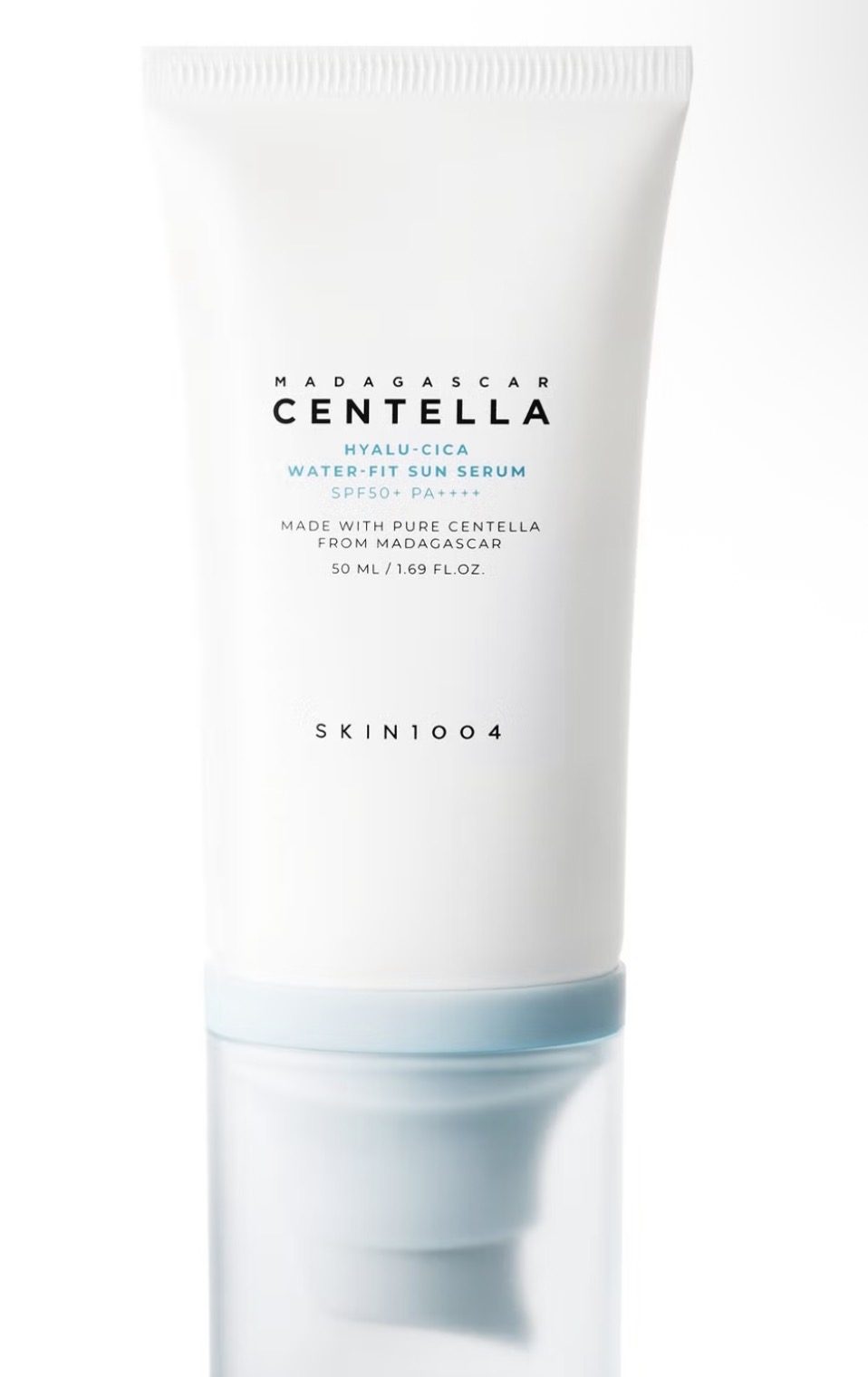 SKIN1004 Madagascar Centella Hyalu-Cica Water-Fit Sun Serum product label