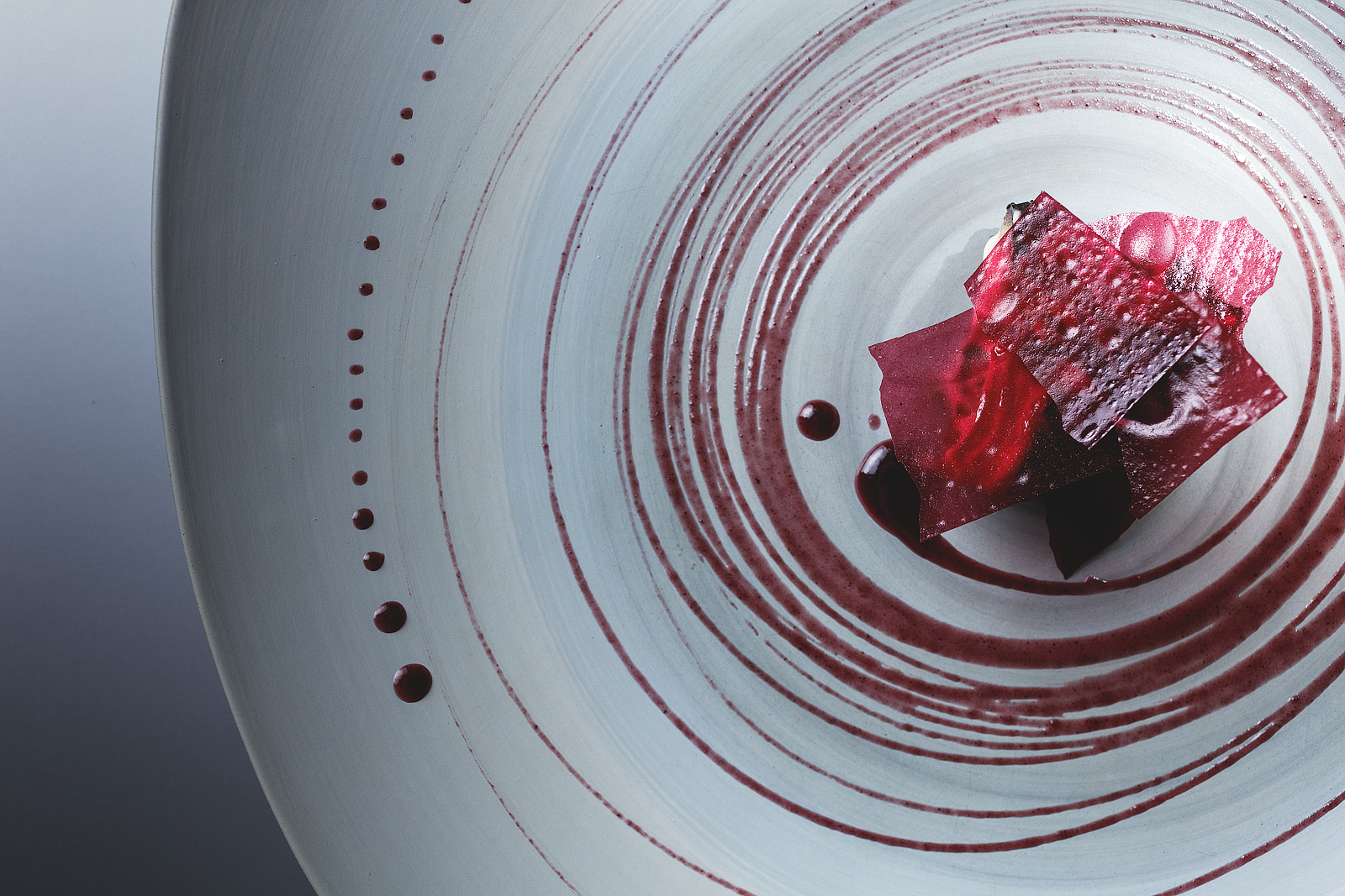 Fine-dining plate from a Dorsia Chicago partner