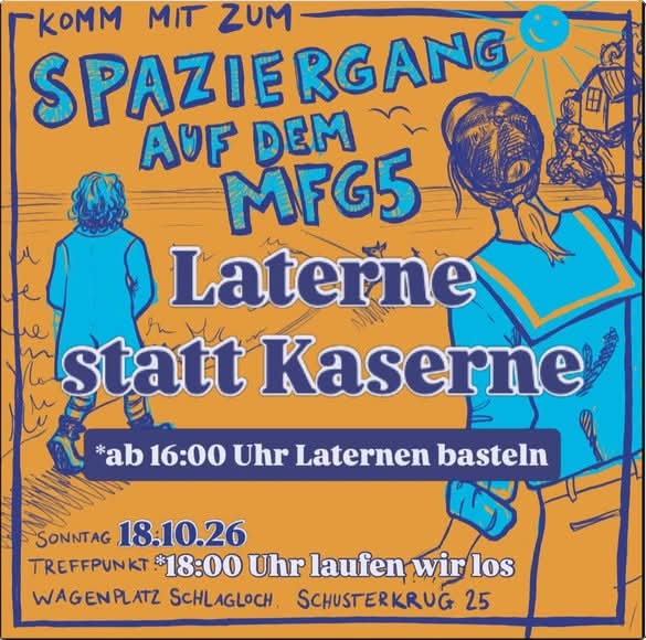 Laterne statt Kaserne