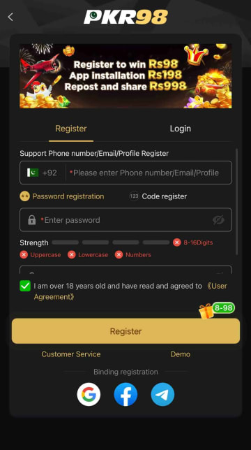 PKR98 Game