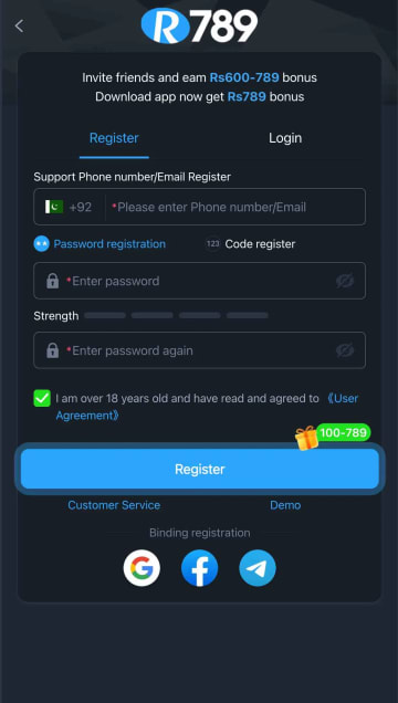 R789 Game Login