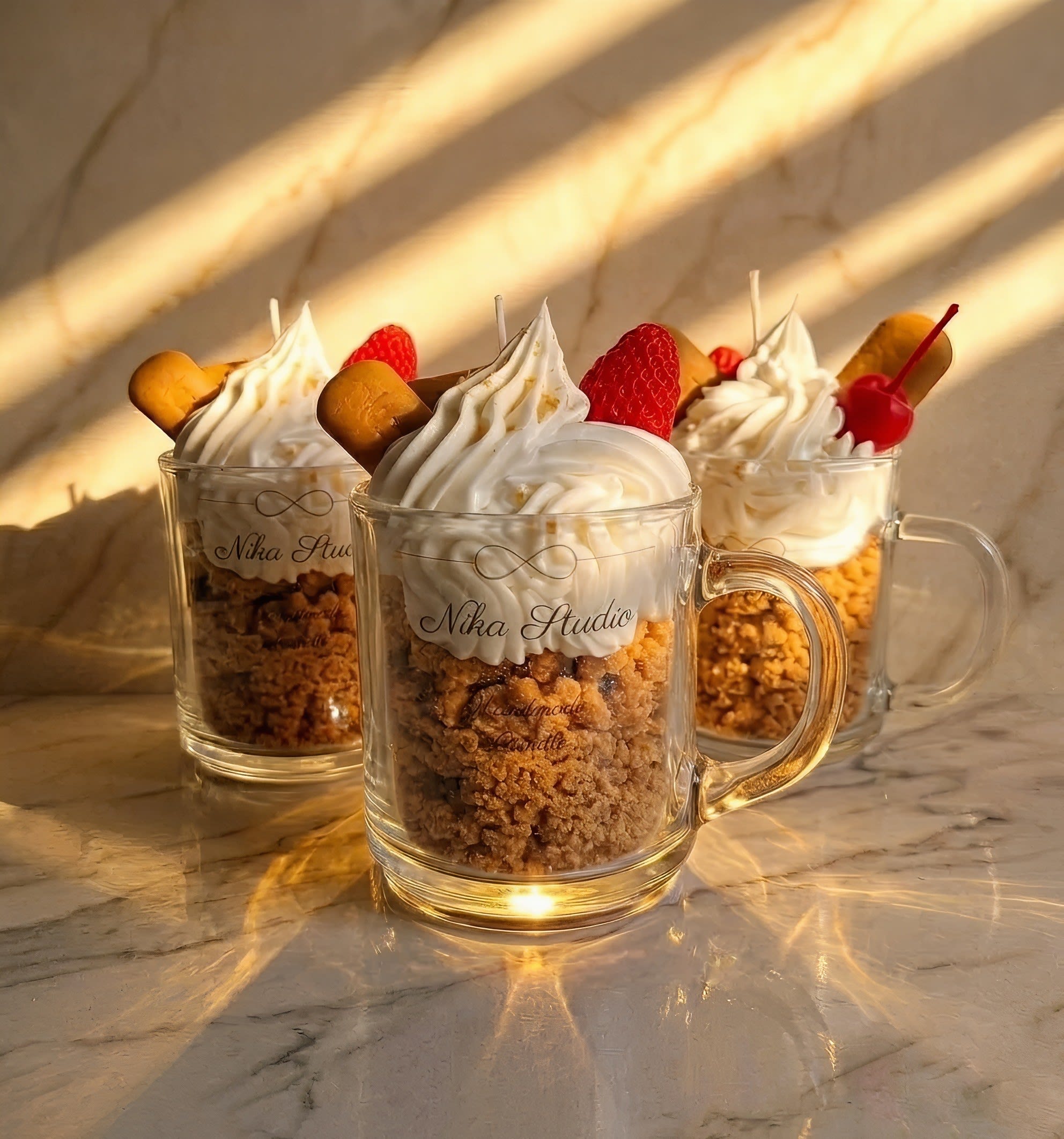ukrasna sveća - Sveća u šolji — Plazma Shake