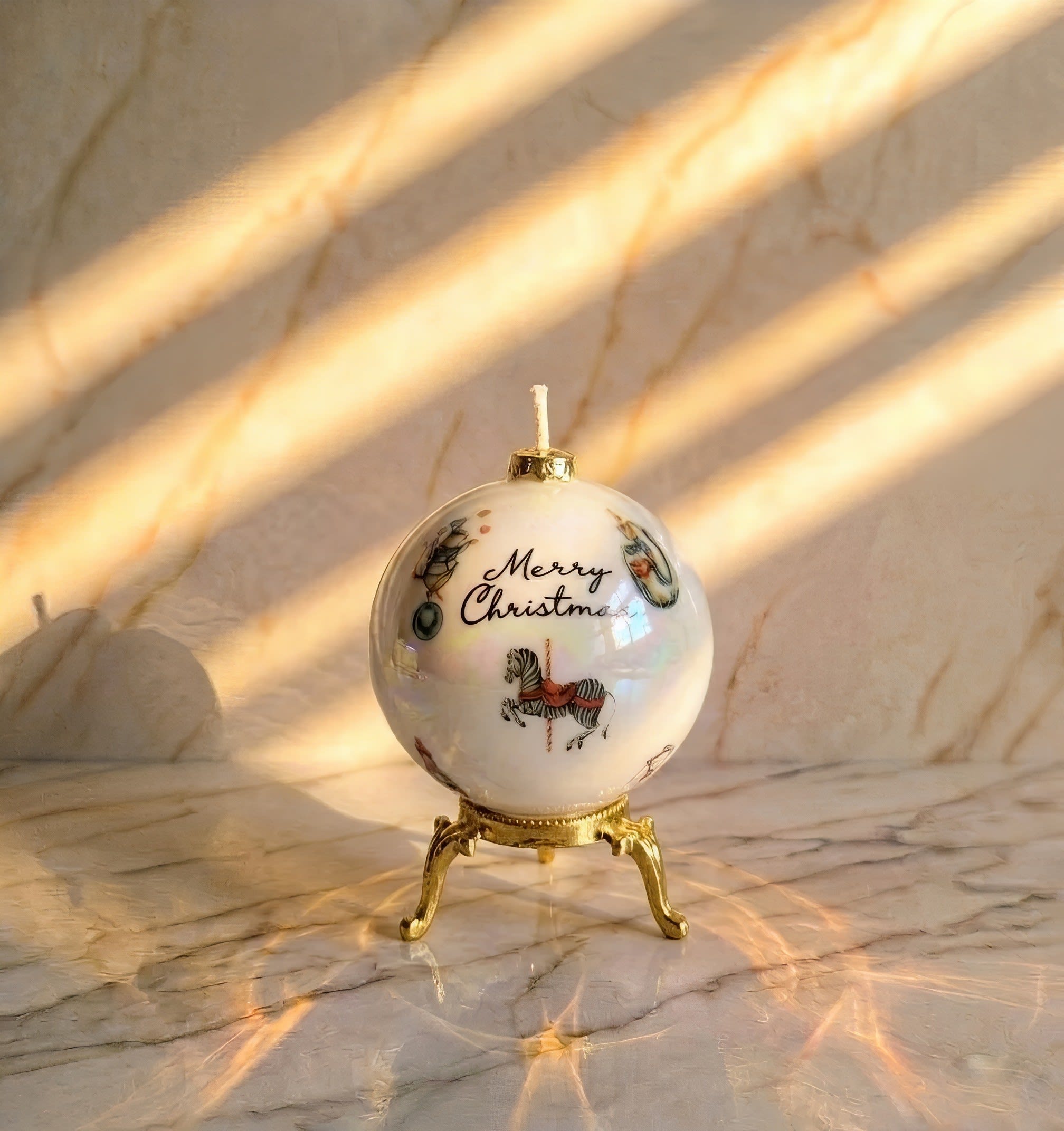 ukrasna sveća - Porcelanska sveća — Vintage Circus kugla