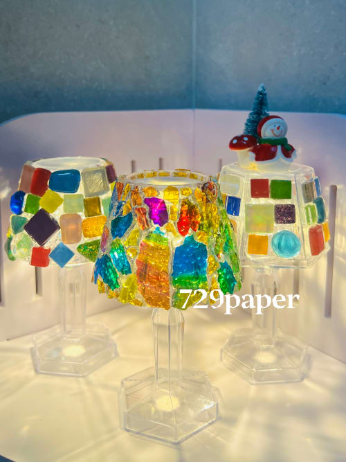 [玻璃] 環保馬賽克小夜燈 手作課程