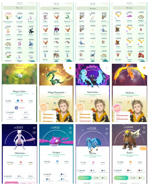 Pokemon Go Account – 2143 41lvl DUSK WINGS Necrozma 3.5K LUCKY MEGA RAYQUAZA 5K 203 Legendary 200 Shiny Shiny MEGA Latias IV100 Moltres Shadow MEWTWO Master Ball