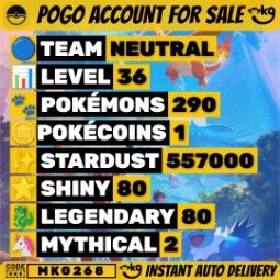 Pokemon Go Account – m140 MEGA 4K: Latias, Latios 2 Shiny Dialga LUNALA 3K+NECROZMA 105 Legendary 104 Shiny Rayquaza 3K Palkia 3K Shiny Ho-Oh Shiny Zacian ! MKG268