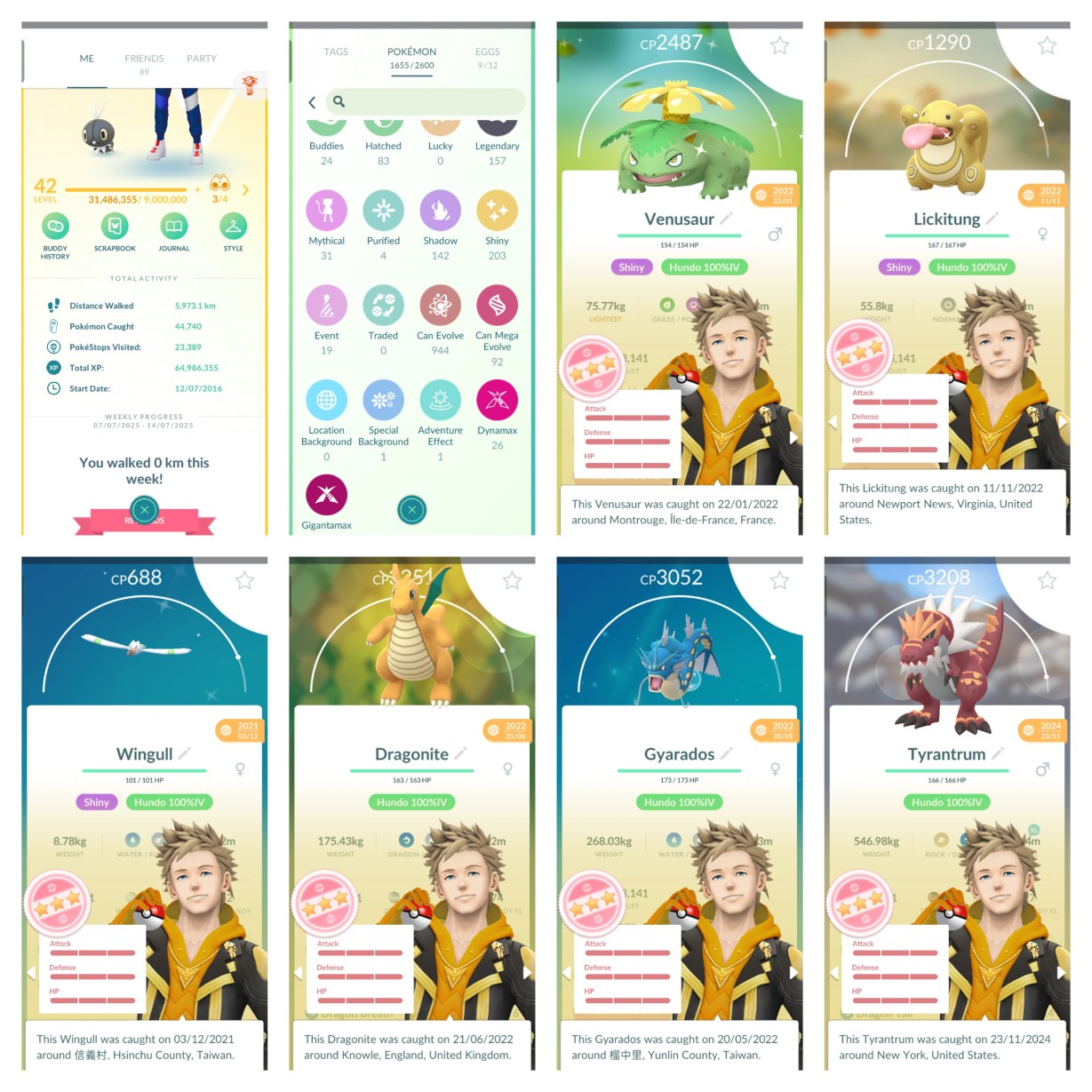 Pokemon Go Account – 42 LEVEL ACCOUNT SHINY CHARIZARD SHINY THUNDURUS SHINY LEGENDARY RAYQUAZA SHINY LEGENDARY MEWTWO SHINY LEGENDARY ZEKROM SHINY LEGENDARY GIRATINA SHU