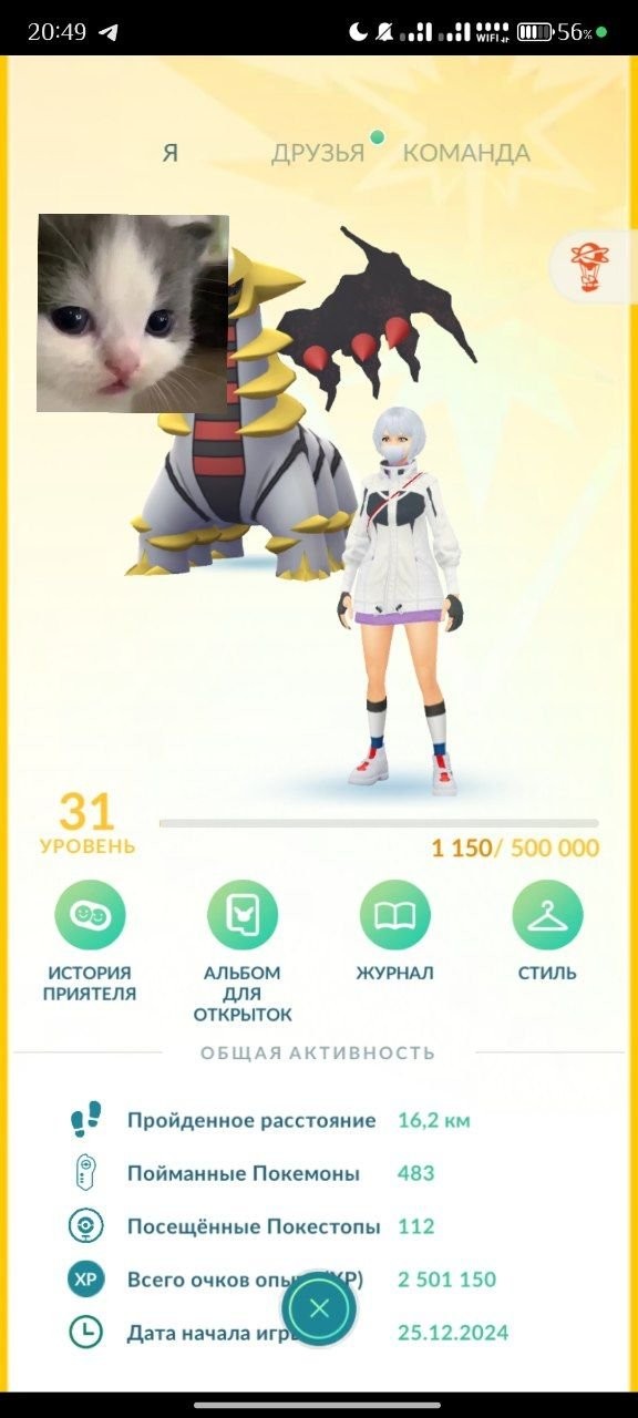 Pokemon Go Account – 14 legendary pokemons 1 shiny + useful things
