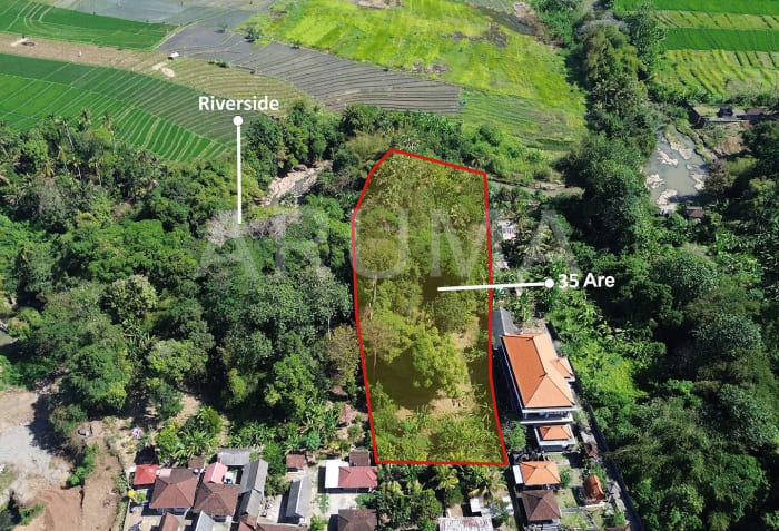 Riverside Land for Lease in Kelating, Tabanan photo 2