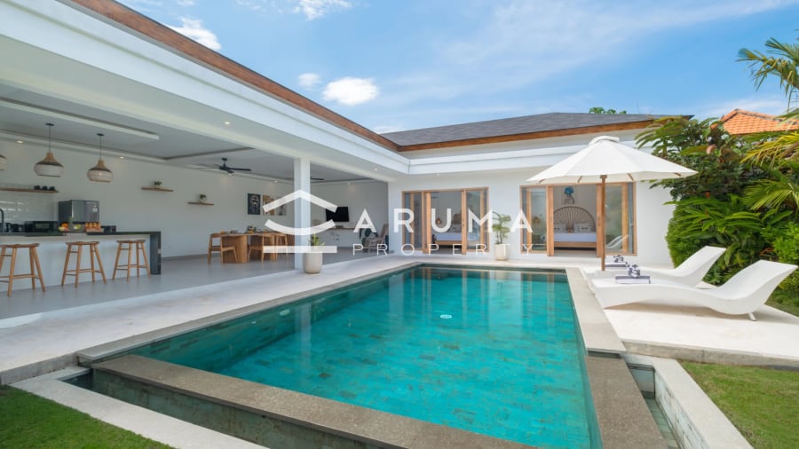 Villa Kuwait – Modern 3-Bedroom Private Pool Villa in Kerobokan photo 1