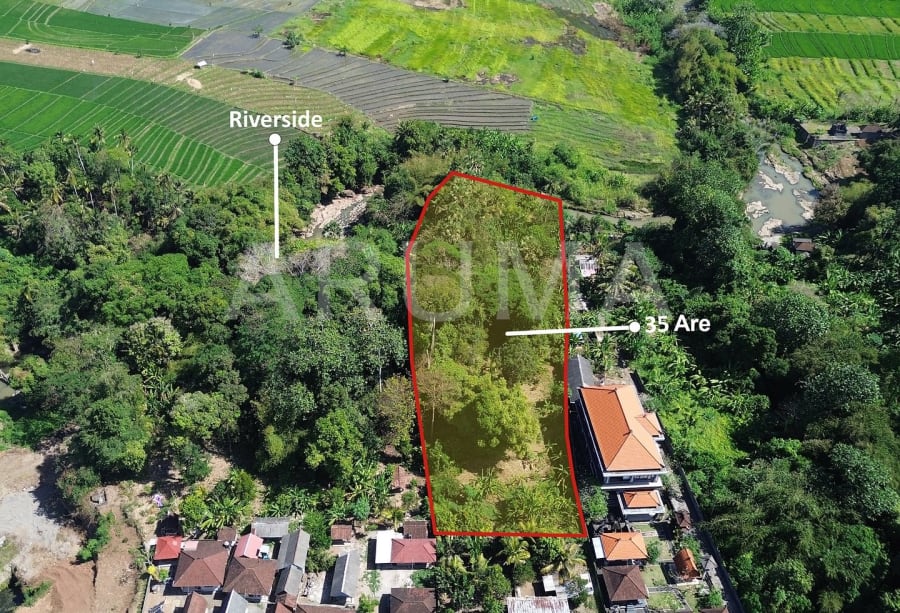 Riverside Land for Lease in Kelating, Tabanan photo 2