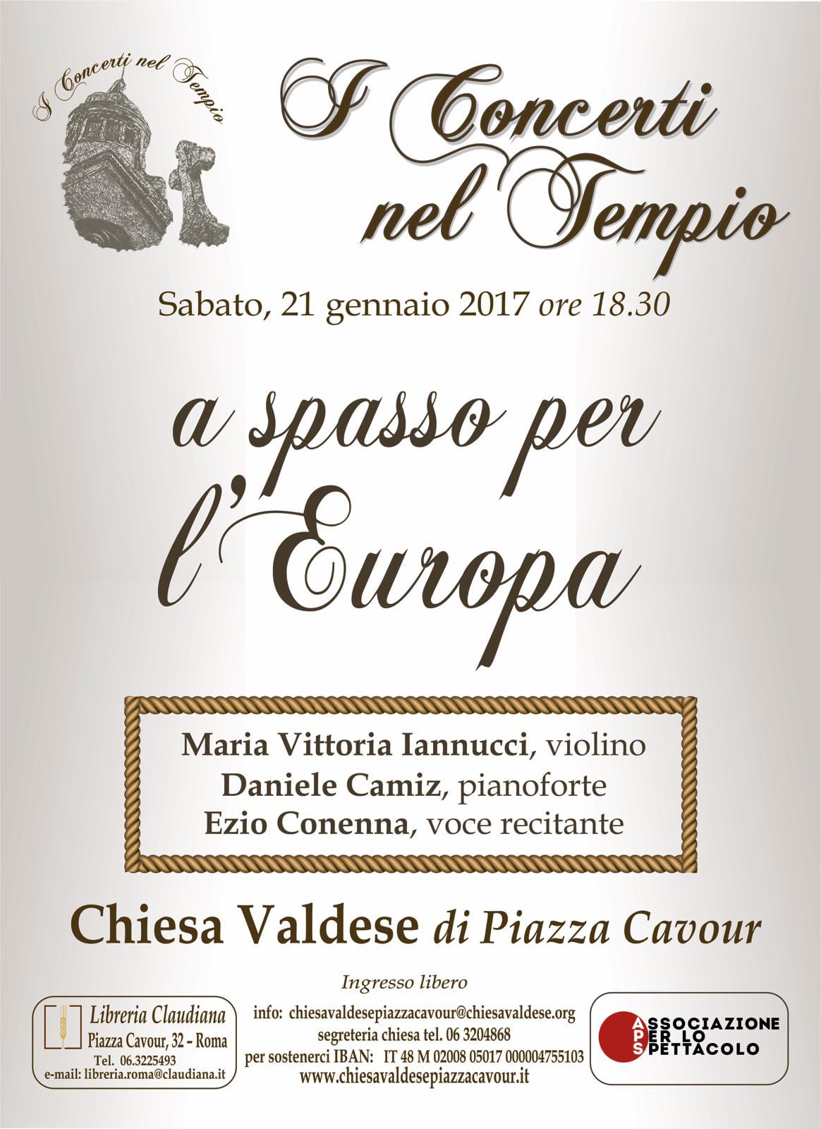 Locandina — A spasso per l'Europa