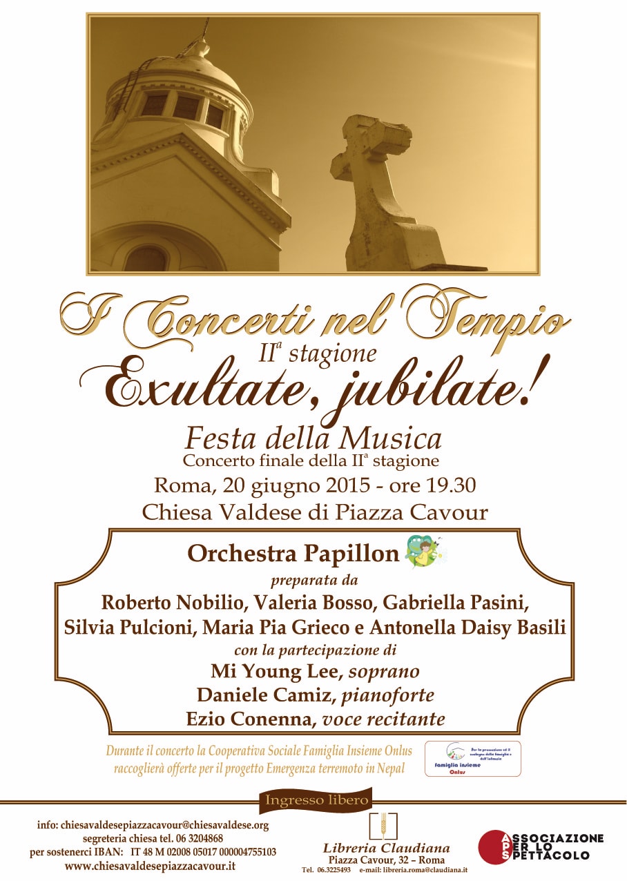 Poster — Exultate, jubilate! — Festa della Musica
