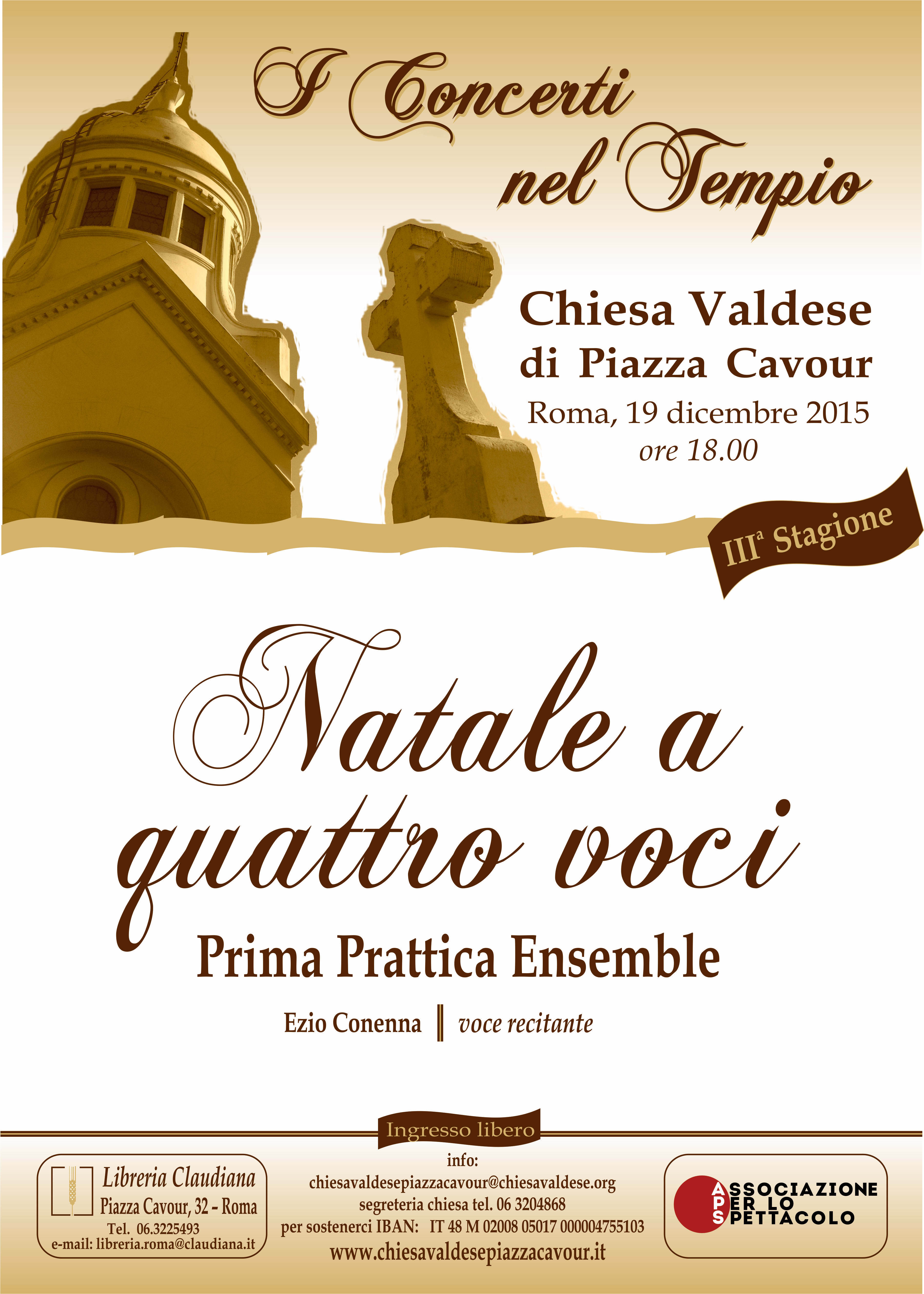 Poster — Natale a quattro voci