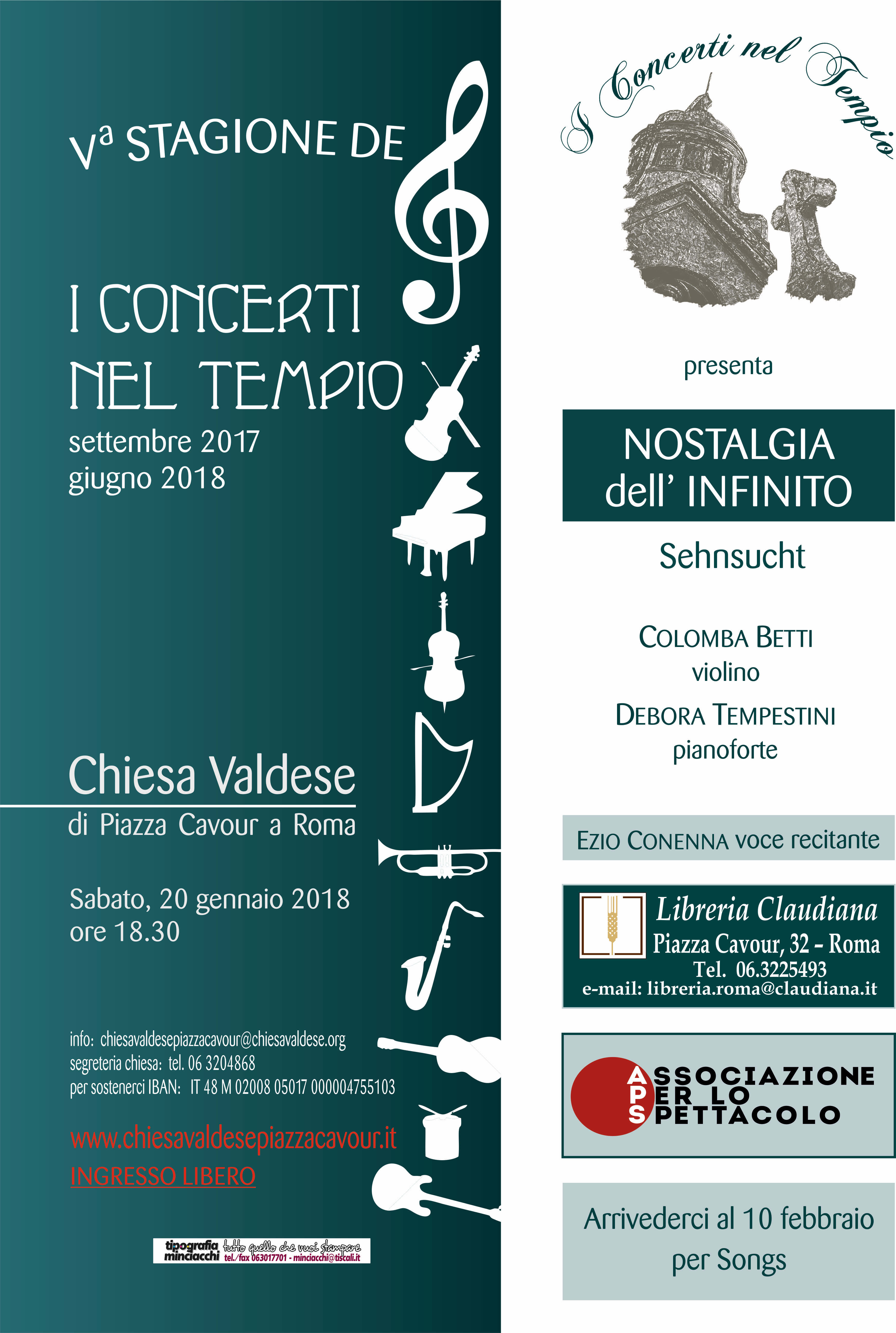 Locandina — Nostalgia dell'infinito