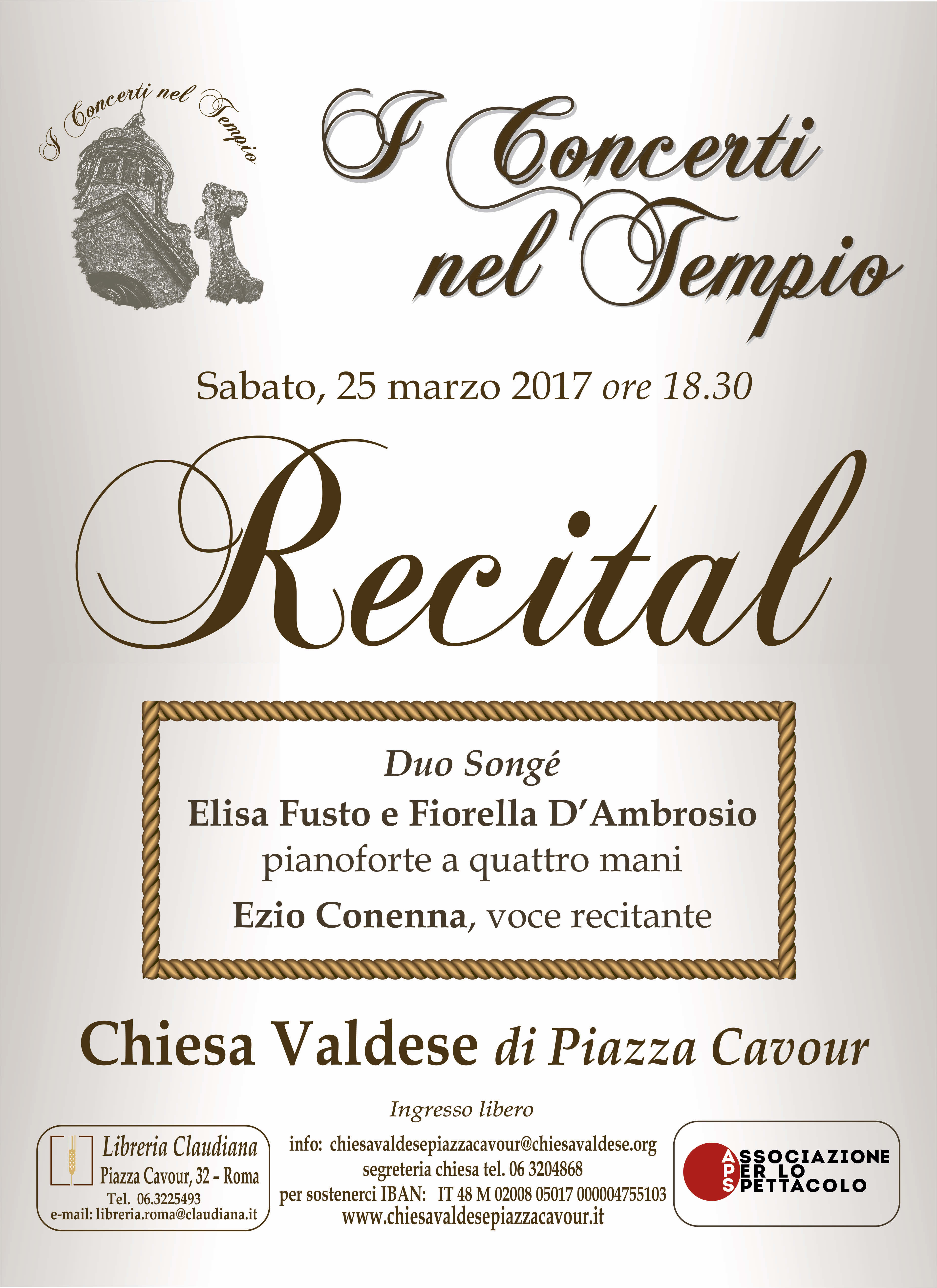 Poster — Recital — Duo Songé