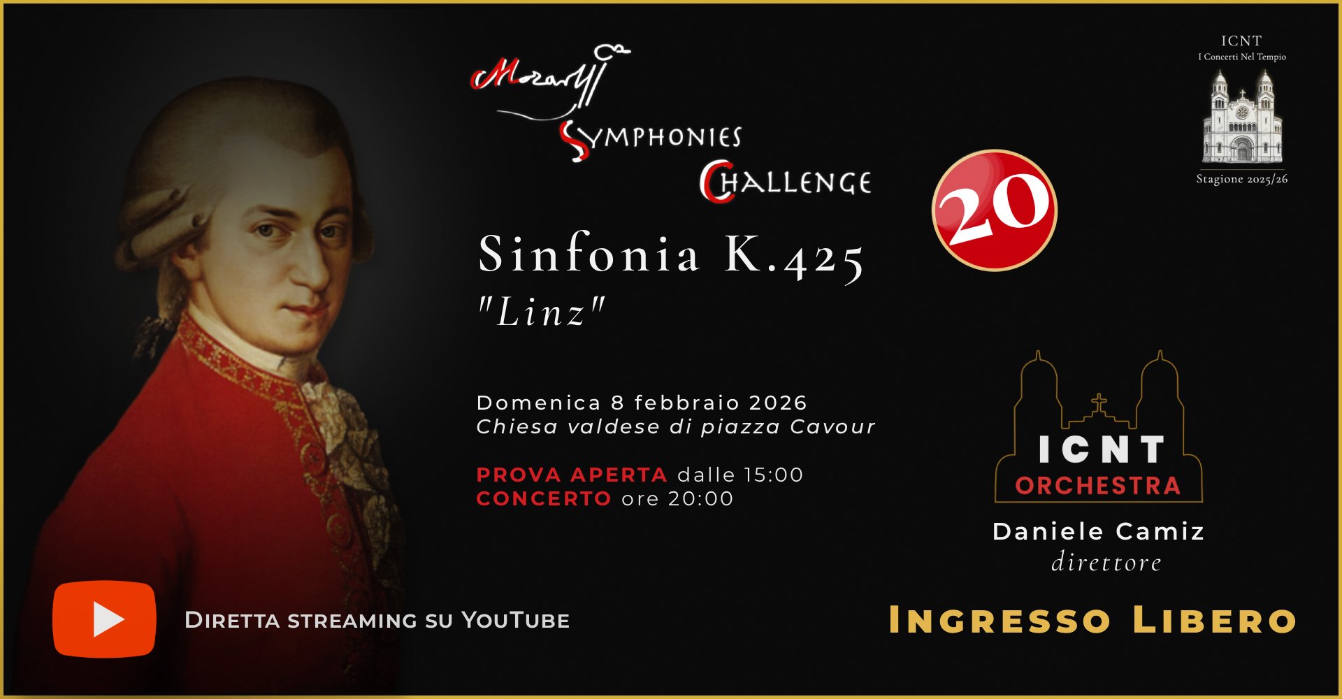 Mozart Symphonies Challenge n.20 – Sinfonia “Linz” K.425