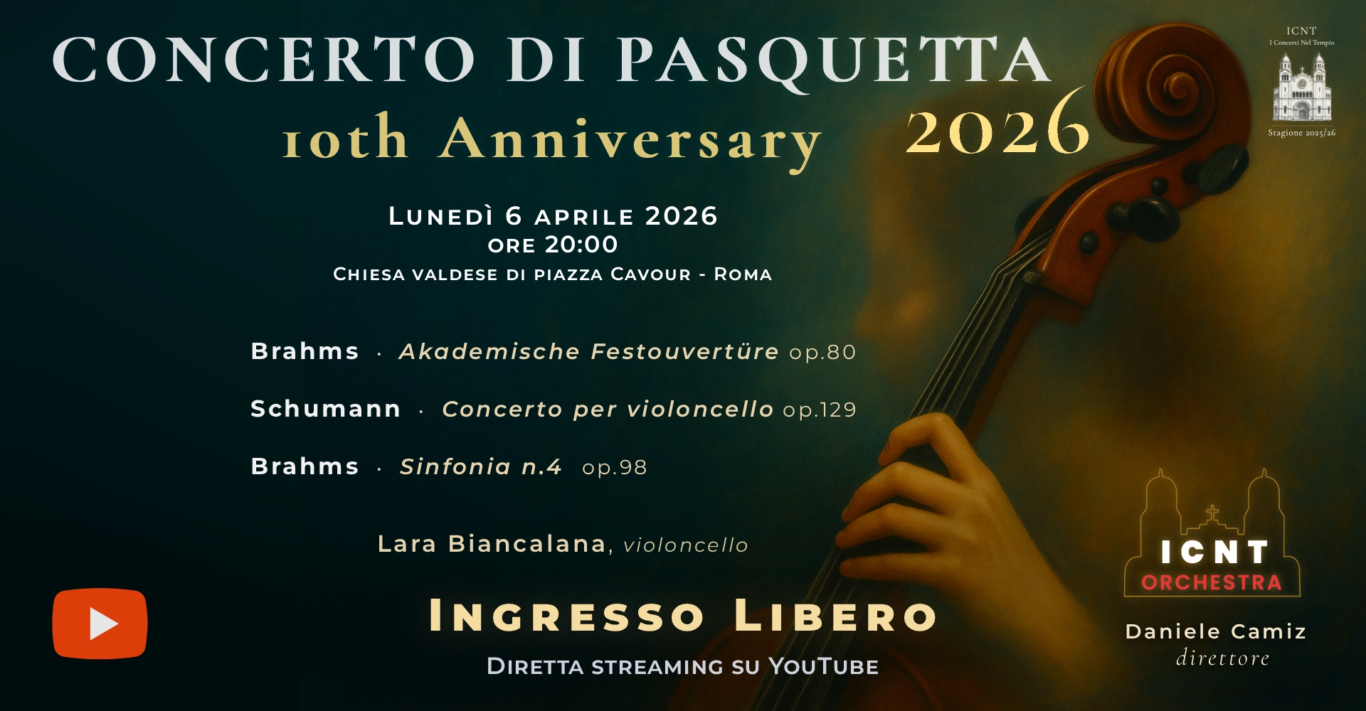 Concerto di Pasquetta 2026 – 10° anniversario