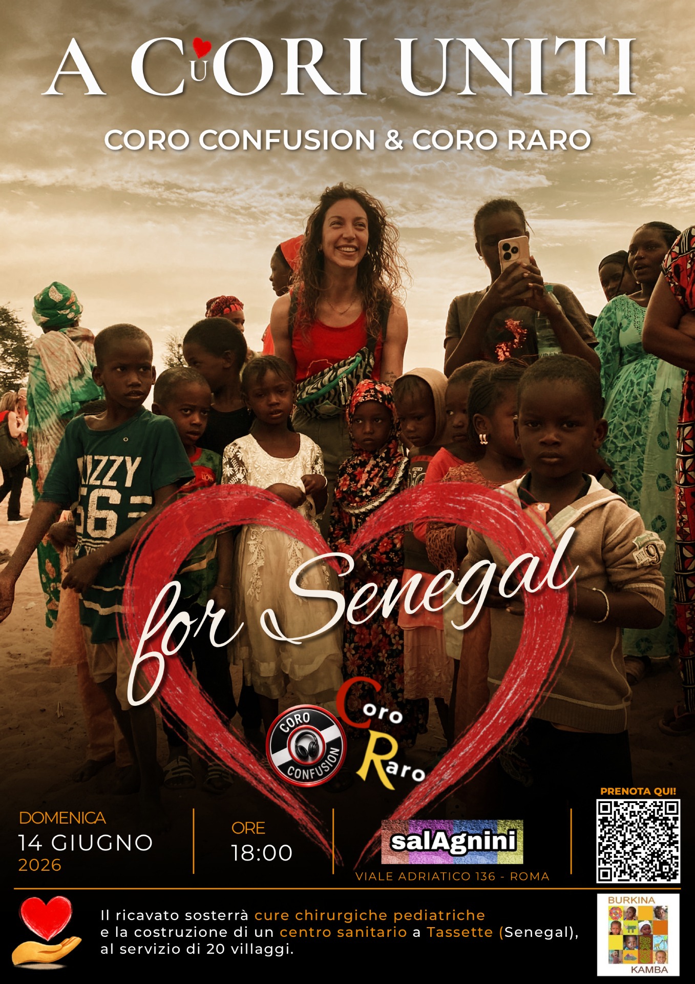 A CuORI Uniti – Coro Confusion e Coro Raro per il Senegal