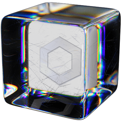 Chainlink Logo in Cube