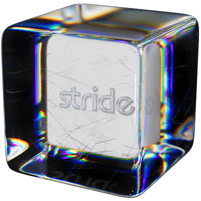 Stride Logo in Cube