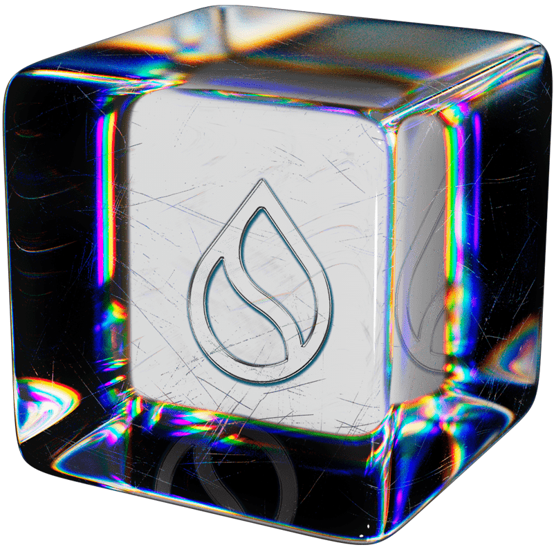 Sui Logo in Cube