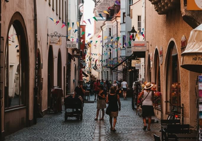 Italienisches Flair in Regensburger Altstadt