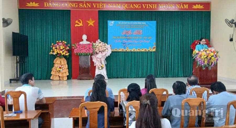 Quang cảnh lễ khai mạc hội thi - Ảnh: H.Đ