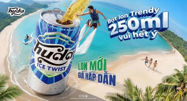 Huda Ice Twist 250ml giúp mỗi khoảnh khắc thêm trọn vẹn, để cuộc vui mùa hè cứ thế nối dài không ngừng.