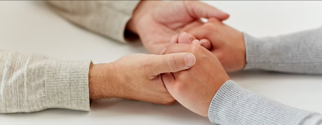 Holding hands