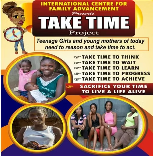 TAKE TIME Project promotional banner
