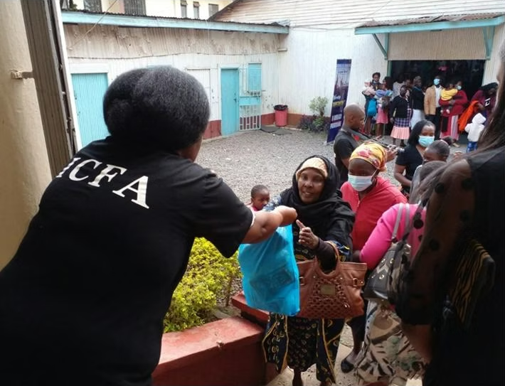 Food and clothing distribution