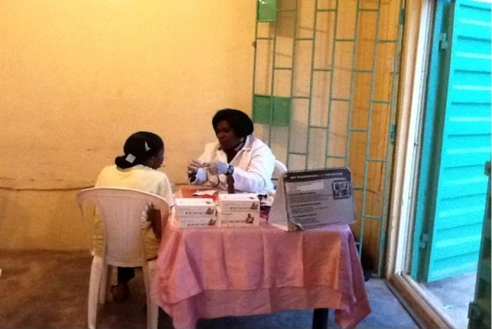 Health screening session