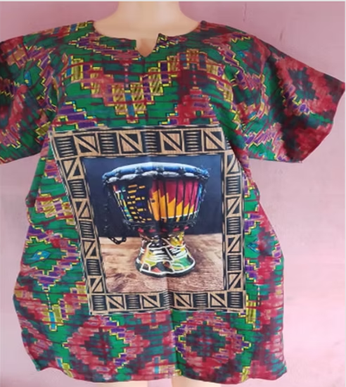 Empowerwear Unisex Top African Antique-Inspired Prints