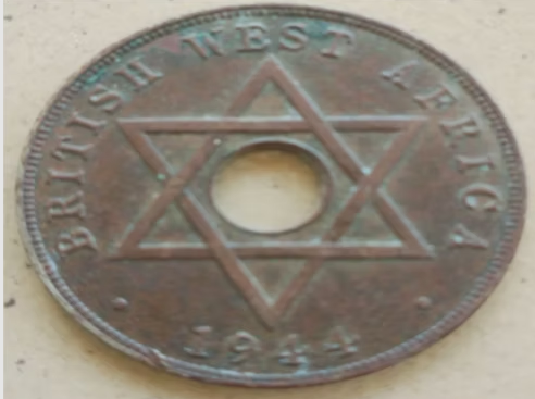 Nigeria Old Coin British West Africa 1944 One Penny